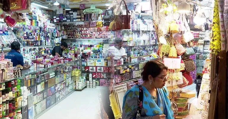 ঈদ উপলক্ষে প্রস্তুত রাজধানীর প্রসাধনী বাজার