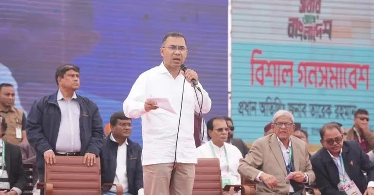জনগণের শক্তিতে বাংলাদেশকে পুনর্গঠন করতে চাই: তারেক রহমান